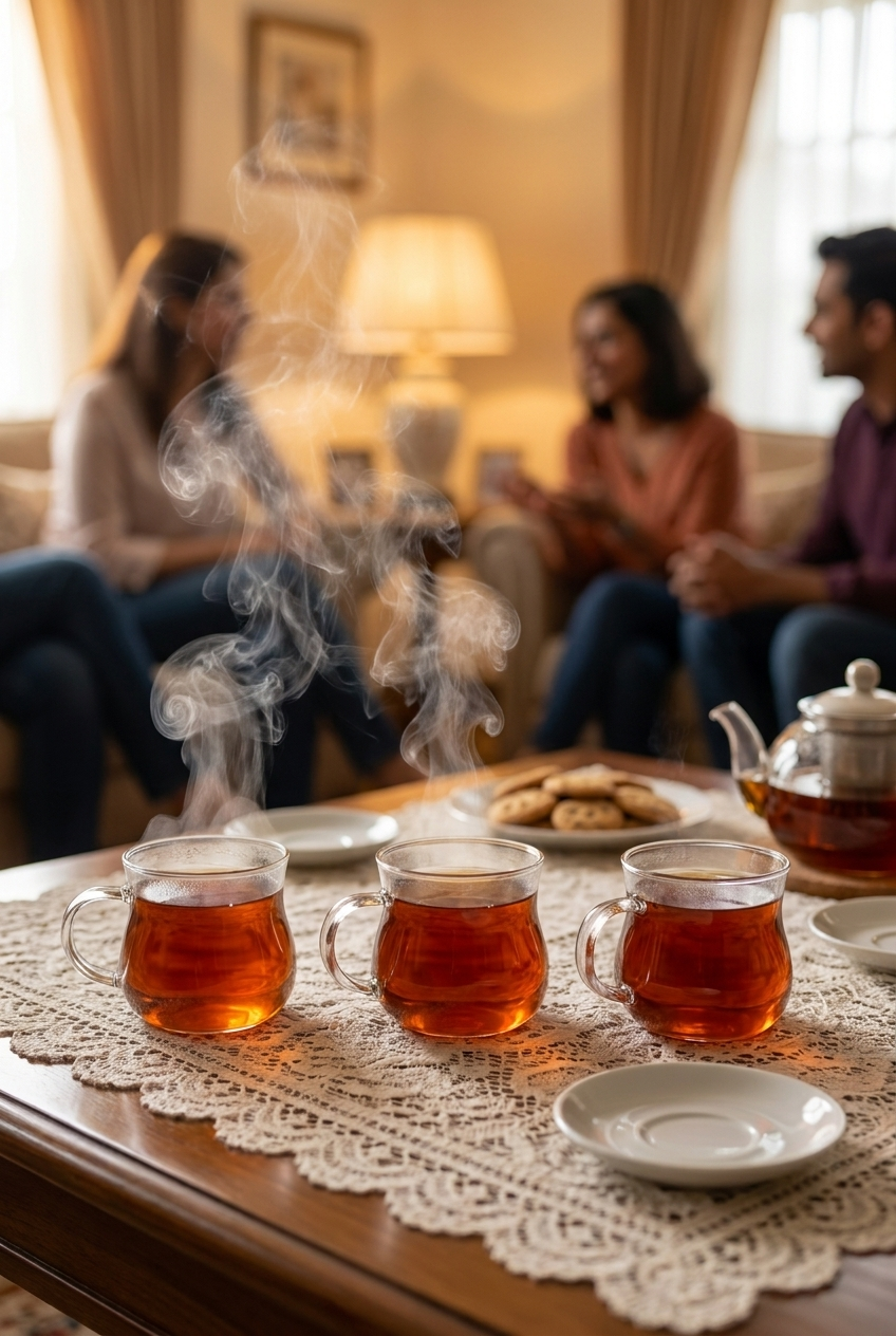 3'lü Borosilikat Cam Kupa Seti 200 ml – Şeffaf İnce Cam Kahve Bardağı – Çay, Latte, Cappuccino, Espresso ve Bitki Çayı Kupası