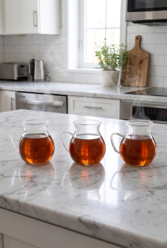 3'lü Borosilikat Damla Çay Bardağı Seti 200 ml Şeffaf Cam Kupa Kahve Kupası Çay Kupası Latte Kupası Isıya Dayanıklı Modern Cam Bardak