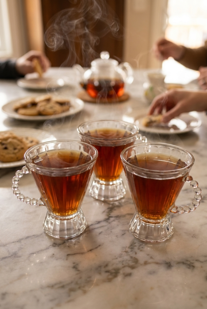 3'lü 180 ml Boncuk Kulplu Kristal Cam Kupa Seti – Diamond Kalın Cam Şeffaf Kahve Kupası – Dekoratif Latte, Cappuccino, Türk Kahvesi ve Bitki Çayı Bardağı – 8 x 9 cm