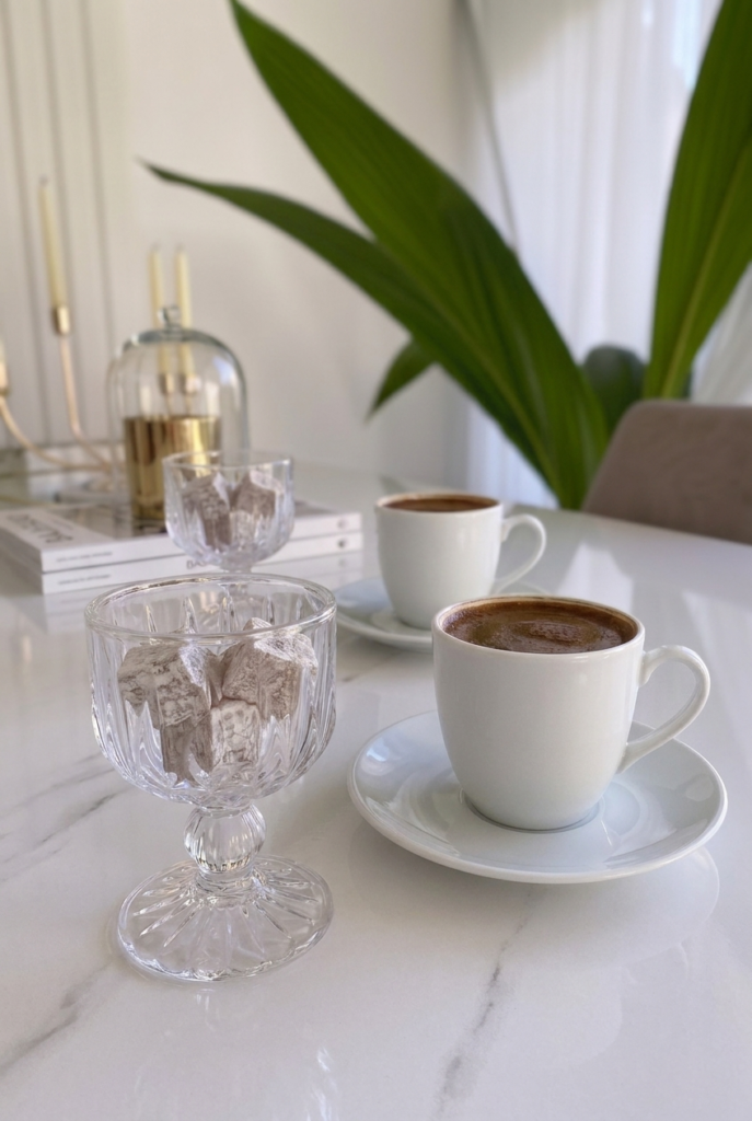 6'lı Kristal Desenli Kalın Cam Kahve Yanı Sunumluk Lokumluk Seti – Şeffaf Cam Sunum Kasesi, Ayaklı Mini Tatlılık, Çikolatalık, Lokumluk, Kuruyemiş ve İkramlık Sunum Bardağı